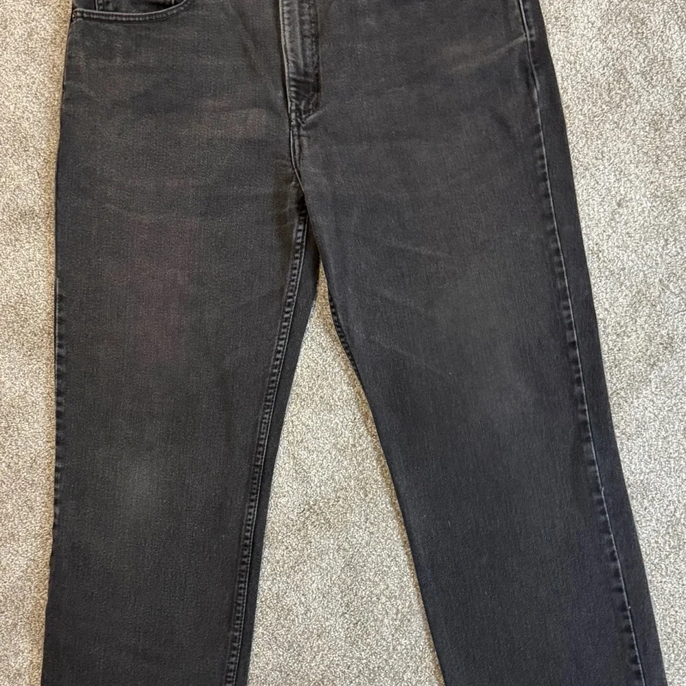 Levi’s 516 Slim Fit Straight Leg Jeans – Black / Charcoal – Made in Canada-38/30 - Picture 7 of 9